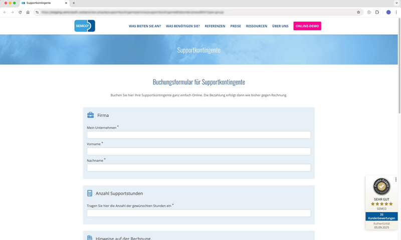 Screenshot mit der Übersicht, wie Sie einzelne Filter setzen
